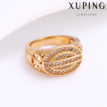 11990 xuping fashion finger 18k gold weeding rings with stone